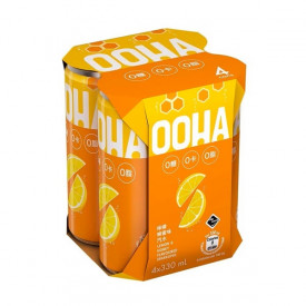 ＯＯＨＡ　ソーダドリンク　レモン＆ハニー味　３３０ｍｌ × ４本
