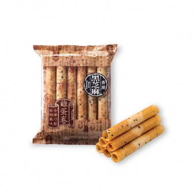 奇華餅家　蛋巻（エッグロール）　黒胡麻味　１２枚