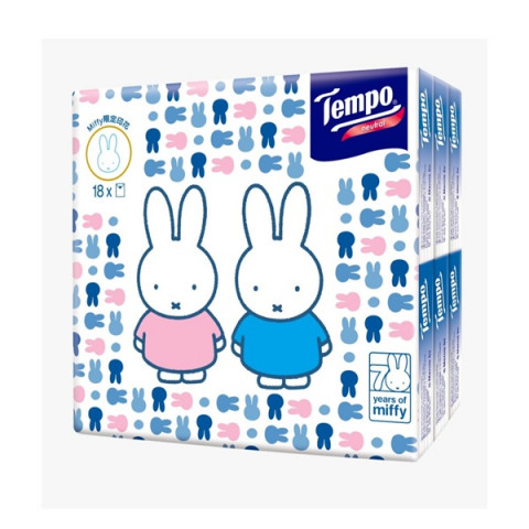 Tempo 得寶 Miffy限定版 迷你紙手巾 18包