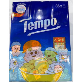 Tempo 得寶 麥兜新年限定版 迷你紙手巾 無香味 36包