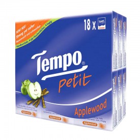 Tempo 得寶 迷你紙手巾 蘋果木香味 18包