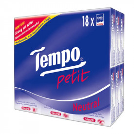 Tempo 得寶 迷你紙手巾 原味 18包