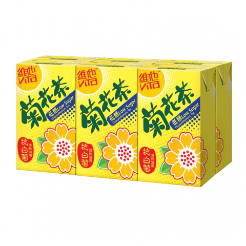 維他（ＶＩＴＡ）　菊花茶　低糖　２５０ｍｌ × ６本