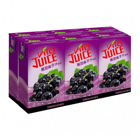 Vita Blackcurrant Juice 250ml x 6 packs