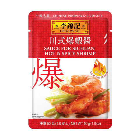 Lee Kum Kee Sauce For Sichuan Hot & Spicy Shrimp 50g