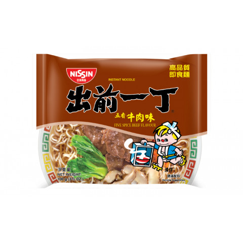 日清　即席麺　出前一丁　牛肉スープ　１００ｇ × ９袋