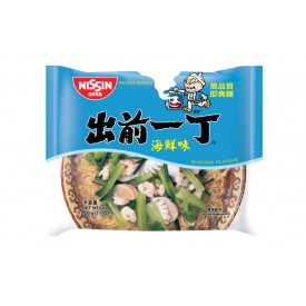 日清　即席麺　出前一丁　シーフード　１００ｇ × ９袋