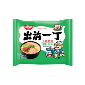日清　即席麺　出前一丁　九州濃厚豚骨スープ　１００ｇ × ９袋