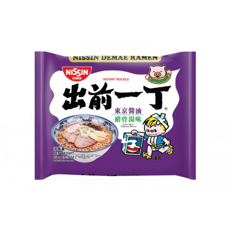 Nissin Demae Iccho Instant Noodle Tokyo Shoyu Tonkotsu Flavour 100g