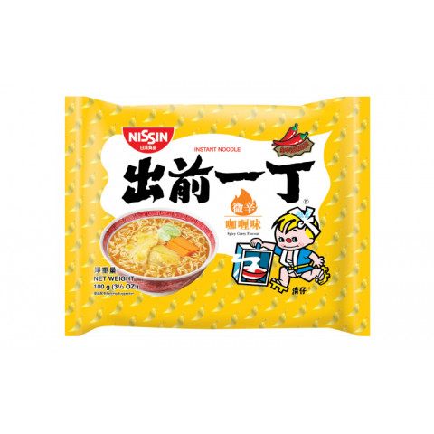 日清　即席麺　出前一丁　カレー　１００ｇ × ９袋