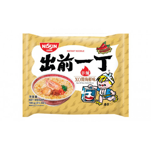 日清 出前一丁 即食麵 辛辣XO醬海鮮味 100克 x 9包