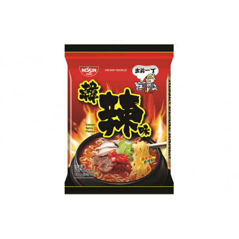 日清　即席麺　出前一丁　韓辣味　１００ｇ × ９袋