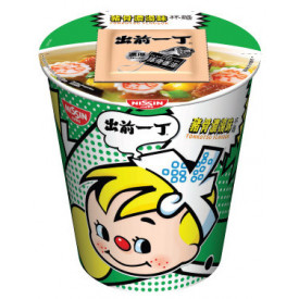 日清　カップ麺　出前一丁　豚骨スープ　７７ｇ × ４コ