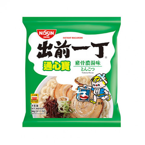 日清　出前一丁　マカロニ　豚骨スープ　９０ｇ