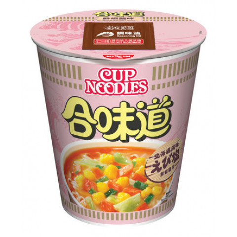 Nissin Cup Noodles Regular Cup Shrimp and Salt Flavour 75g