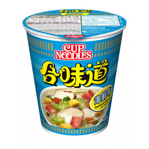 Nissin Cup Noodles Regular Cup Seafood Flavour 75g