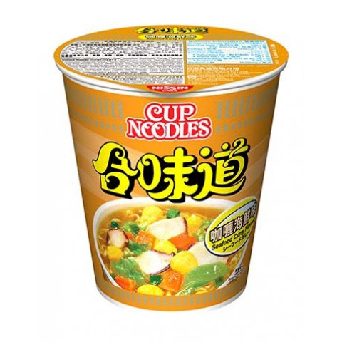 Nissin Cup Noodles Regular Cup Curry Seafood Flavour 75g