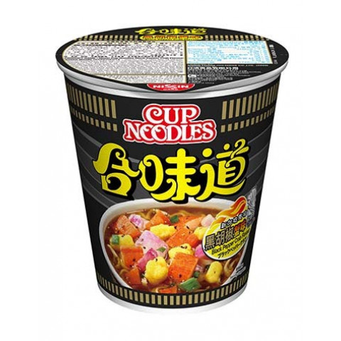 日清 合味道 杯麵 黑胡椒蟹味 75克