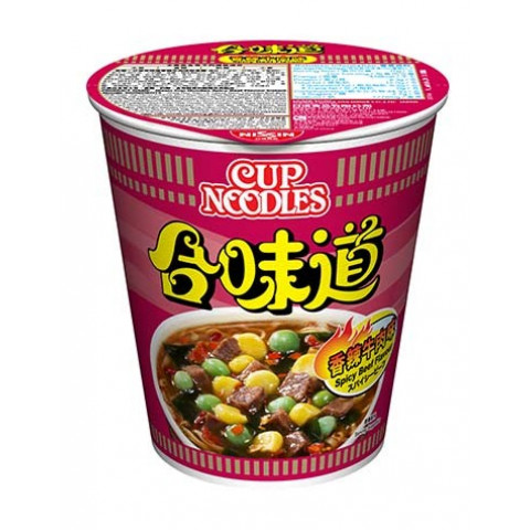 日清　カップヌードル　辛味牛肉　７５ｇ