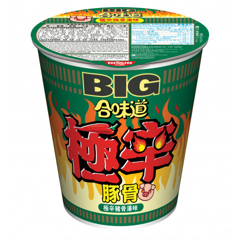 Nissin Cup Noodles Big Cup Extra Spicy Tonkotsu Flavour 107g