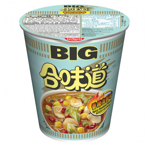 Nissin Cup Noodles Big Cup Spicy Seafood Flavour 103g x 2 pieces