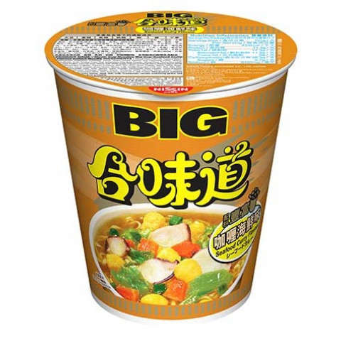 Nissin Cup Noodles Big Cup Curry Seafood Flavour 101g