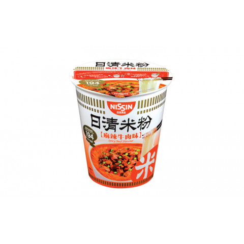 Nissin Rice Vermicelli Cup Type Spicy Beef Flavour 58g