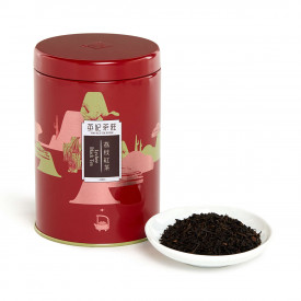 英記茶荘　缶入り茶葉　ライチ紅茶　１５０ｇ