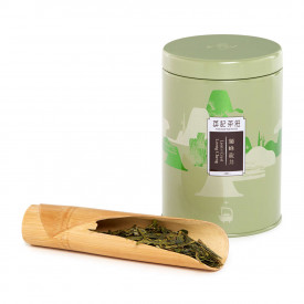 英記茶荘　缶入り茶葉　獅峰龍井（ロンジン茶）　１５０ｇ