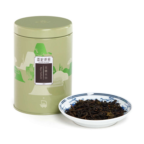 英記茶荘　缶入り茶葉　老欉水仙　１５０ｇ