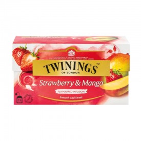 トワイニング　ティーバッグ　イチゴ＆マンゴー　２５袋