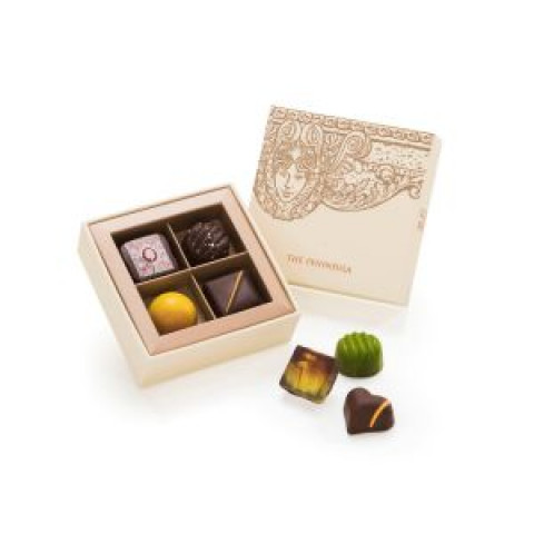 The Peninsula Hong Kong Handmade Chocolate Gift Box 4 Pieces