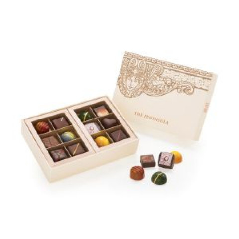 The Peninsula Hong Kong Handmade Chocolate Gift Box 12 Pieces