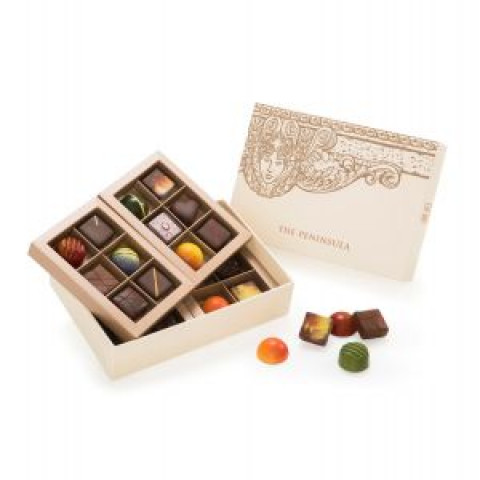The Peninsula Hong Kong Handmade Chocolate Gift Box 24 Pieces