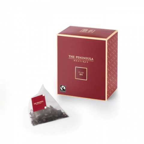 The Peninsula Hong Kong Yunnan Aged Pu Er Tea Bags In Box