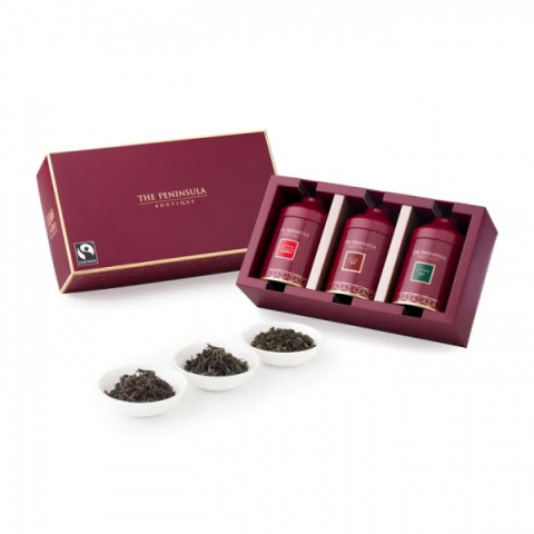 The Peninsula Hong Kong Supreme Tie Guan Yin, Pu Er & Jasmine Tea Gift Set