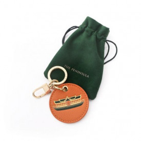 The Peninsula Hong Kong River Boat Leather Key Holder