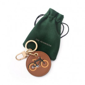 The Peninsula Hong Kong Bicycle Leather Key Holder