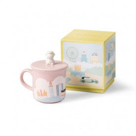 The Peninsula Hong Kong Travelling Page Bear Mug Pink