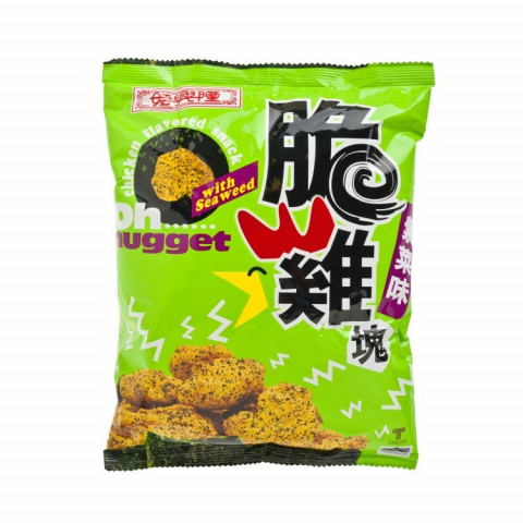 Sze Hing Loong Oh Nugget Chicken Flavoured Snack With Seaweed