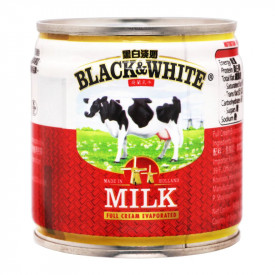 Black & White Full Cream Evaporated Milk 170g