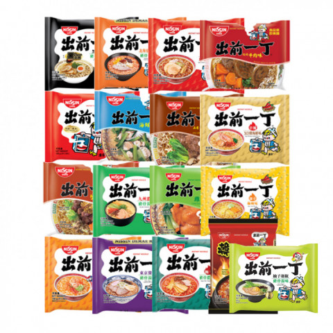 Nissin Demae Iccho Instant Noodle Assorted Flavours 100g x 17 packs