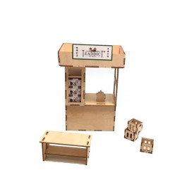 TEADDICT Tea Stall 3D Puzzle