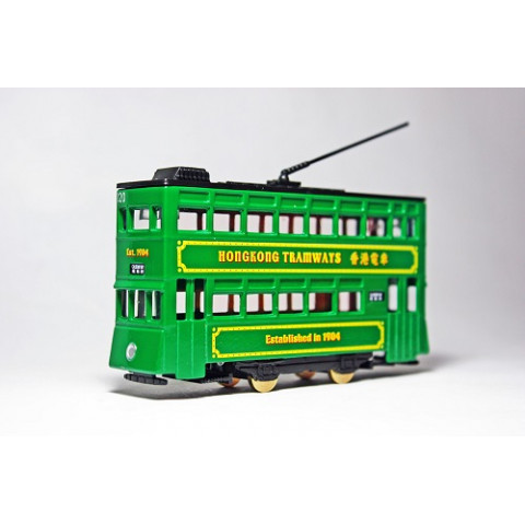 HK Tramways Green Tram Die-cast Model