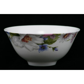 Noble Bone China Porcelain Curved Edge Bowl 4.5 inches