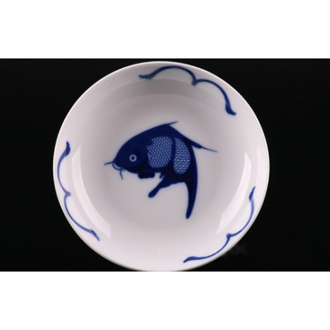 Blue Carp Deep Plate 5 inches