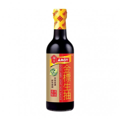 Amoy Gold Label Light Soy Sauce 500ml