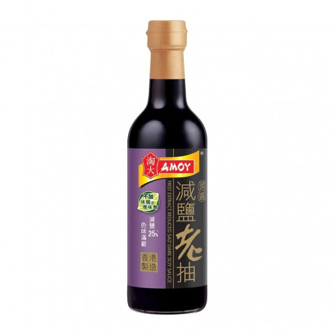 Amoy First Ex Reduced Salt Dark Soy Sauce 500ml