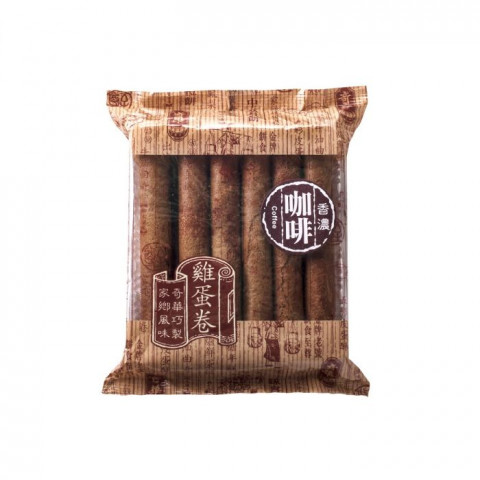 Kee Wah Bakery Eggrolls Coffee Flavour 12 pieces
