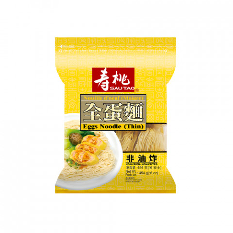 寿桃牌　袋麺　卵麺　４５４ｇ